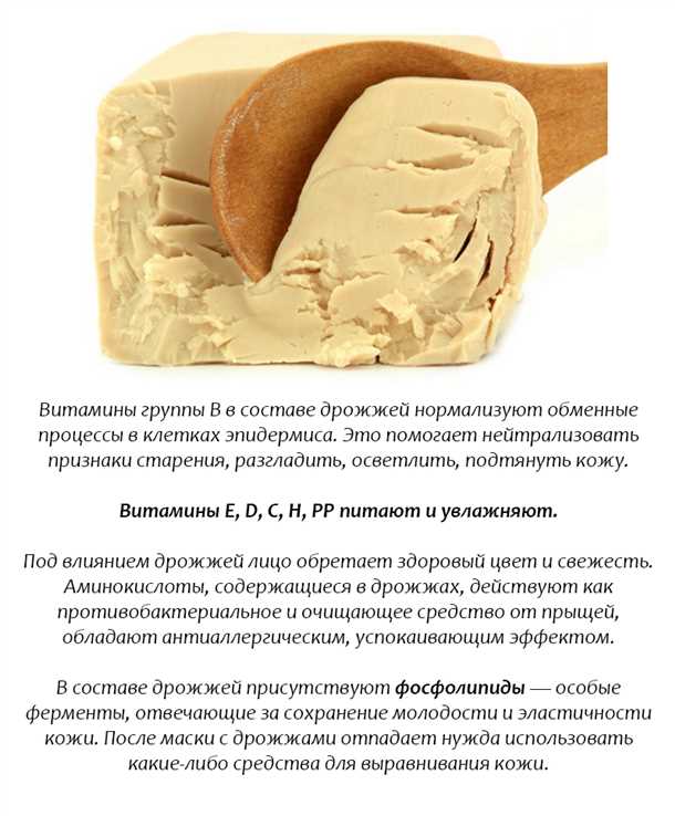 Рецепт маски с дрожжами